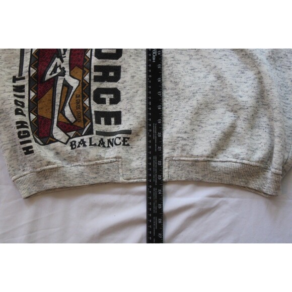 Vintage 90s Avenues By Street Scenes New Force Gray Sweatshirt Sweater Size L - Picture 8 of 11
